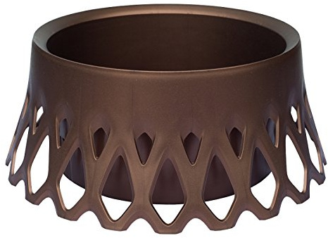 Plastia décoratif/Bol Roseta Diamètre d'irrigation 40 cm Marron