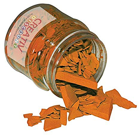 CREATIV DISCOUNT ® Candela Kerzen-Färbewachs, 20g, Orange