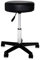 dibea Rollhocker Arbeitshocker Hocker Praxishocker, schwarz