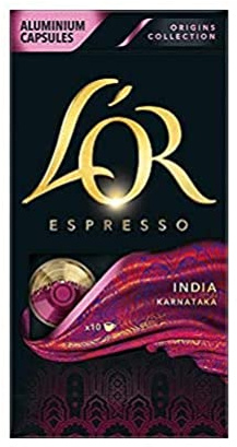 L'Or Espresso Café - 100 Capsules India Intensité 10 - compatibles Nespresso®* (lot de 10 x 10)
