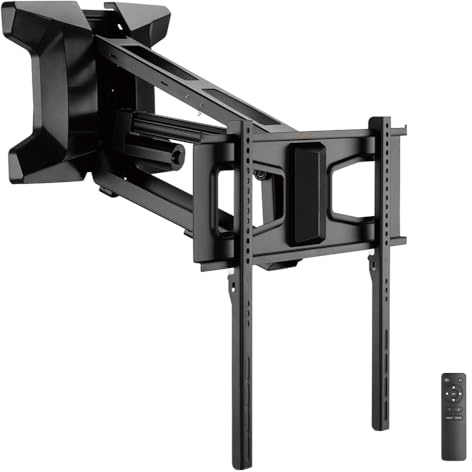 myWall HP60L Motorisierter Wandhalterung für Flachbildschirme 37“ - 70“ (94 - 178 cm) Tragkraft 35 kg motorisiert Funk-Fernbedienung Schwenkbar Drehbar
