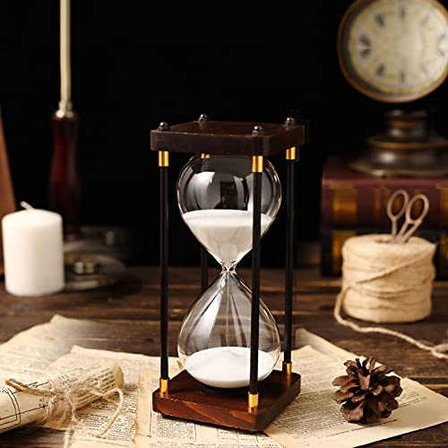 Sablier Décoration Sablier de Couleur Minuterie de sablier Horloges de sablier à Code Couleur pour Salle de Classe,Jeux à la Maison,Bureau,décoration (30min/60min)
