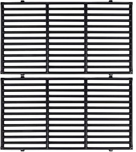 Vnierxful 49.5CM 7524 Gusseisen Grillrost für Weber Genesis E310 320 330 S310 320 330, Genesis 300 Serie, Gasgrill Ersatzteile für Weber Genesis EP310 320 330