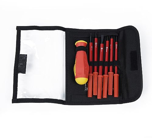 ARMYJY 7pcs isolato elettrico doppia testa mano cacciavite Tool Set