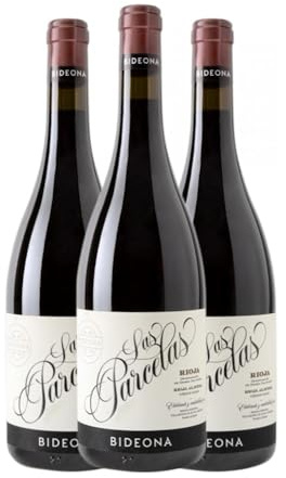 Península Bideona Las Parcelas Tempranillo Rioja 75 cl Vino tinto (Caja de 3 Botellas de 75 cl)