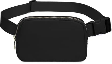 Miss Lulu Sac Banane Unisexe avec Ceinture Réglable,Idéal pour la Vie Quotidienne l'Entraînement la Course la Randonnée,Belt Bag et Fanny Pack pour Ville et Sorties Nature
