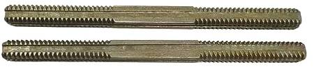 fiXte Replacement Spare Door Handle Threaded Spindle Bar 7mm x 110mm Pack (2)