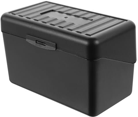ABOOFAN Tischständer Kartenbox Visitenkartenspender Aktennotizenbehälter Visitenkartenfach Flash-Kartenetui Visitenkarten-Organizer Kartenaufbewahrungsetui Ausweiskarten Ständer Büro