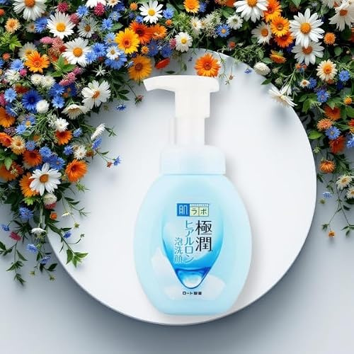 Rengöringsskum kompatibelt med Hada Labo Rohto, skummande formel, ansiktsrengöringsskum 160 ml