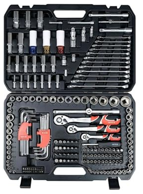 Yato Juego de Llaves de carraca YT-38850 128 Piezas