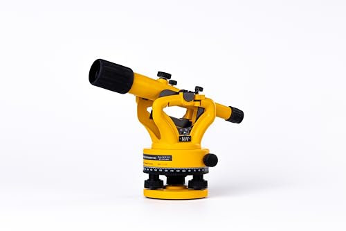 NSLP500C Leveling Device with Tripod, Carrying Case & Grade Rod, ±0.3mm/m Accuracy, Digital Display, Durable Construction