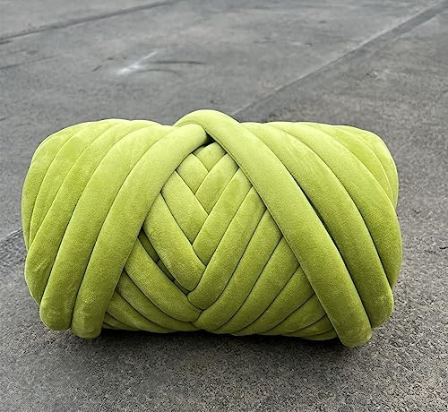 Namzi Hilo grueso de 250 g para tejer cobija de ganchillo, suave, extra algodón, lavable, voluminoso, hilo gigante para tejer, manualidades, ganchillo, bricolaje, sofá, cama, cama, almohada, cama para