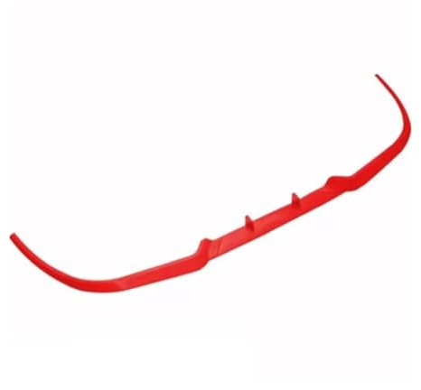 Frontspoiler 3 Stücke Universal Körper Kit Sport Tuning Schutz Für Vw Für Golf 4 R32 Für Cupra R Front Spoiler Front STOßSTANGE Lip Spoiler Lippe Spoilerlippe(Rot)