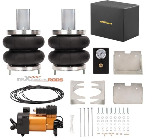 maXpeedingrods Air Suspension Spring + 12V Compressor Kit for Iveco Daily 35s 75 PSI 4000kg