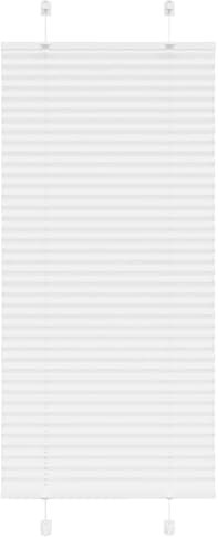 vidaXL Estor Plisado Poliéster Blanco Tipo Acordeón 60x150 cm