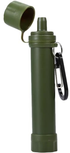 Yardwe Filtro De Agua Supervivencia Portátil 6.89 Pulgadas Limpiador Compacto para Acampada Y Senderismo Purificador Reutilizable para Uso Al Aire Libre