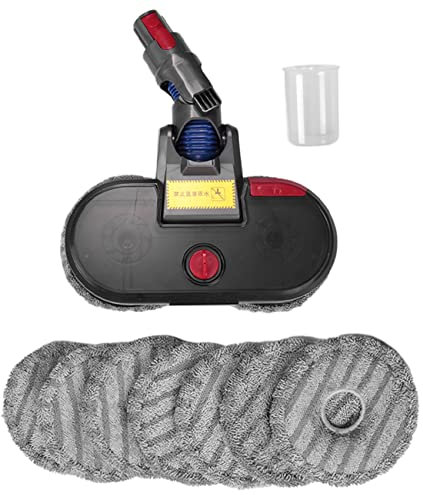 Roxvue Accesorio de Trapeador EléCtrico para V15 V11 V10 V8 V7, Accesorio de Trapeador con Tanque de Agua Integrado, Luz LED, Trapeador Lavable