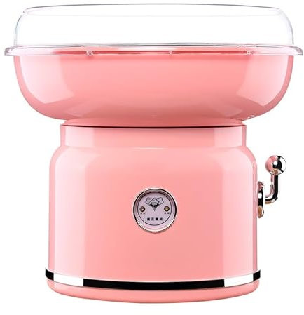Datianu Cotton Candy Machine, Nostalgia Mini Cotton Candy Makers for Kids, Sugar Free Electric Countertop Hard Candy Machine Kit,for Birthdays, Weddings, New Years, Family Party, Creative Gift(Pink)