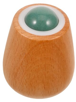 CALLARON Rullo in Pietra Naturale per Massaggi Viso Strumento di Cura Riutilizzabile Rullo Anti-gonfiore per Occhi e Viso