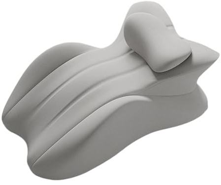 Cuscino di supporto per schiena, cuscino in schiuma soffice per il sonno laterale, fodera lavabile ergonomica, traspirante per seduta, lettura sdraiata