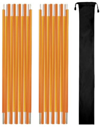 Harilla Zeltstange Teleskopstange Faltbar für Zeltplane, Aluminium Zeltstangen Ersatz, verstellbare Tarpstangen Zeltstangen Planenstangen für Outdoor Camping, Wandern, Markise
