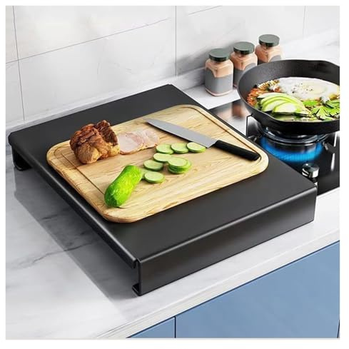 QSTGX Couvercle Plancha Rectangulaire 70 cm Protection Plaque De Cuisson Gaz Conception antidérapante Résistant à la Rouille Résistant aux Taches Aucune Installation requise(B,30x40x5cm)