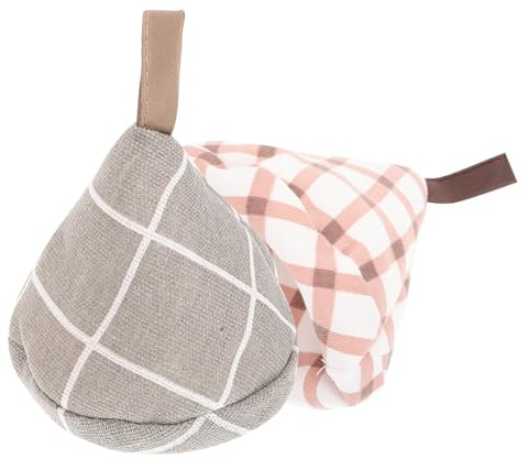 OUNONA 2 Pezzi Copri Manici per Coperchi Pentola Triangolari, Resistenti All'usura e Protettivi Contro le Ustioni, Accessori per Cucina