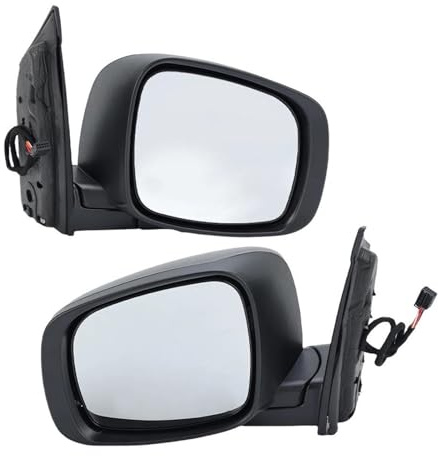 Miroirs ExtéRieurs Rétroviseur Extérieur 7 Broches Noir Texturé Pour Dodge Pour Grand Pour Caravan (2011-2020) Retroviseur Complet(1 paire)
