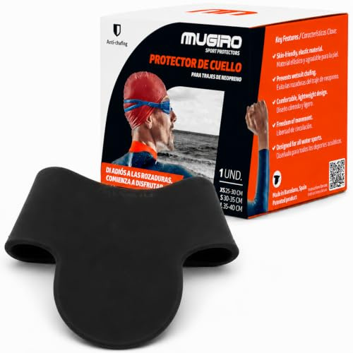 Mugiro Neopren-Halsschutz & Nackenschutz für Neoprenanzüge | Verhindert Scheuerstellen am Hals durch Neoprenanzüge – ideal für Schwimmen, Triathlon und Surfen