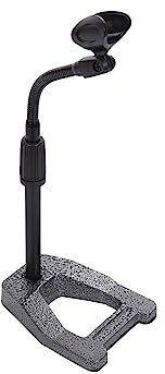 HQ POWER HQMS10008 Table Stand for Microphone with Gooseneck Black