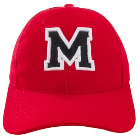 Unisex Jungen Mädchen Mütze Baseball Rot Cap Marineblau Hut Kinder Kappe Alphabet A-Z Gestickt in der EU