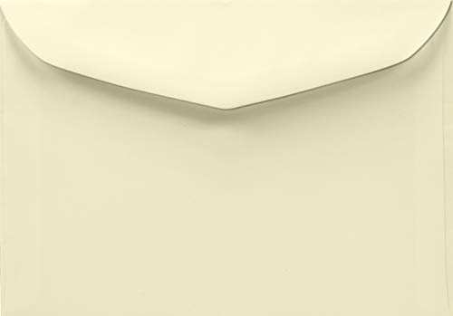 Netuno 50 Briefhüllen Creme DIN B6 12,5x17,5 cm hochwertig und stilvoll | 100g Lessebo Smooth Ivory · Elfenbein Papier · festliche cremefarbene Umschläge für Hochzeit, Einladungen & Grußkarten