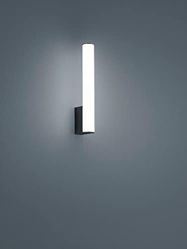 Helestra LED Wandleuchte/Spiegelleuchte LOOM 30, IP44, 30cm, 5.5W 2900K 500lm, CRi >90, schaltbar, mattschwarz