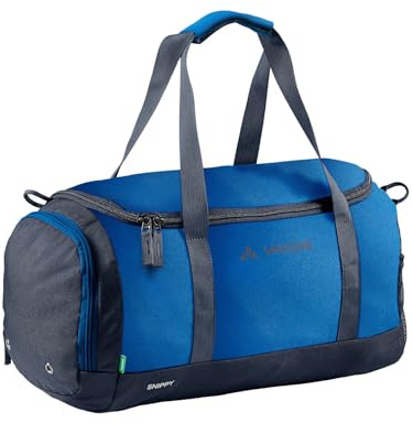 VAUDE Snippy Kindersporttasche, leicht – Blue/Eclipse | Kleine Kindersporttasche 10L mit Schuhfach – Reisetasche für Gymzubehör, Schule, Sport und Wochenendausflüge – 345g leicht