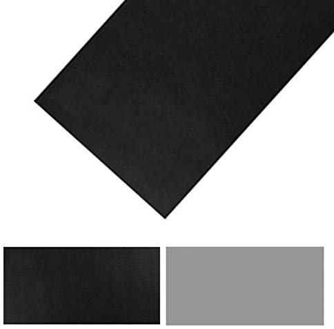 Schreibtischunterlage, PU-Leder Multifunktionale Schreibtischmatte, Mauspad, Rutschfest, Wasserdichter Schreibtisch-Schreibblock für Büro Schwarz + Grau(35x45cm/13.78x17.72in)