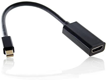 Cable adaptador Mini Display Port a HDMI hembra Display Port 1080P Adapter (negro)