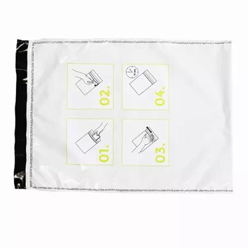 StickersLab Umschlag mit Zahlencode / Barcode und VOID Band (500, 270×420+30mm)