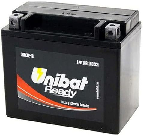 Batterie Unibat YTX12-BS vorgeladen, Triumph Scrambler 865 1200 Speed Triple 1050 Sprint