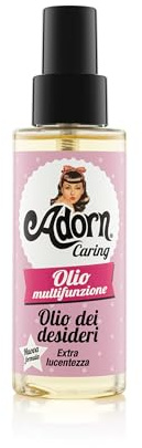 Adorn Olio dei Desideri Multifunzionale (100 ml), Olio per capelli nutriti, setosi e profumati, Trattamento capelli dall'effetto nutriente, Hair oil per un look scintillante e luminoso