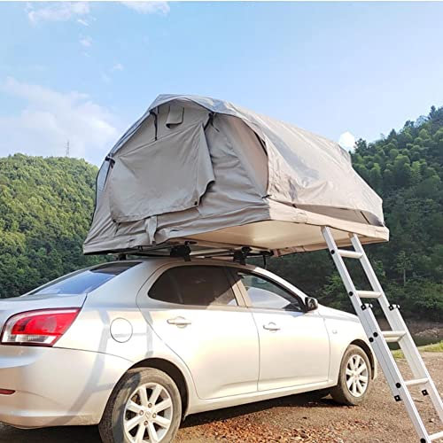 HYQHYX toldo Coche Tienda campaña coche00 Carpa de Techo para automóvil, camión SUV Carpa de Techo para Acampar con Escalera, Impermeable y Transpirable Gran Espacio al Aire Libre