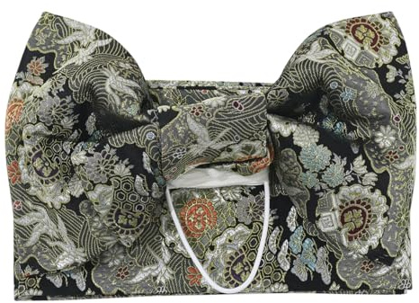 CAMDOM Cintura Obi giapponese tradizionale con fiocco pre-legato Sakura, fascia per kimono Yukata, accessori per vestaglia, One Size