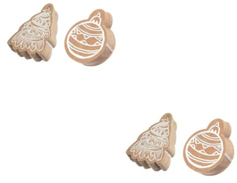 Cabilock 200stücke Kraftpapier Weihnachtsanhänger Weihnachtsbaum Und Weihnachtsbaum-dekoration Für Partys Und Feste Für Geschenkverpackungen Und Kreative Bastelprojekte