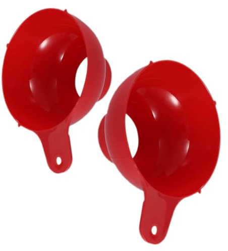 MAGICLULU Large Wide Mouth Funnel Plastic Kitchen Jam Oil Sauce Dispenser with Handle for Easy Jar Filling and Storage