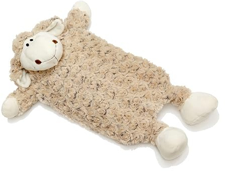 Peluche mouton avec housse bouillotte 55 cm