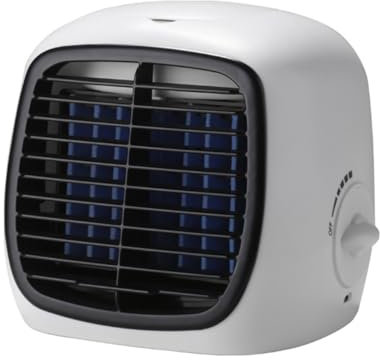 MAGICLULU 2St tragbare Klimaanlage usb - usb fans Mini-USB-Klimaanlage Mini-Luftbefeuchter tragbarer Kühlerlüfter Büro-Fan Desktop-Kühlwerkzeug Lüfter für Büroluftkühler Abs Weiß