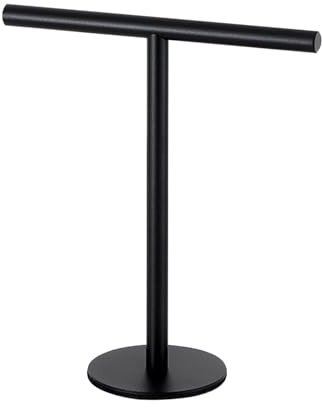 Soporte De Toalla De Mano De Pie - Soporte De Estante De Toalla, Barra De Toalla De Encimera | Soporte De Toallas De Acero Inoxidable, Toalla De Mano De Forma T, Rejilla Independiente Para Lavabo De B