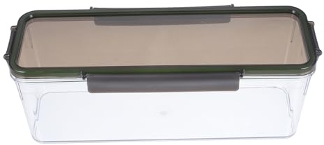 FUNNETOYU Transparente Pet Frischhaltebox mit Deckel zur Aufbewahrung von Kuchenrollen und Desserts Luftdicht und Wiederverwendbar für Küche und Kühlschrank Geeignet