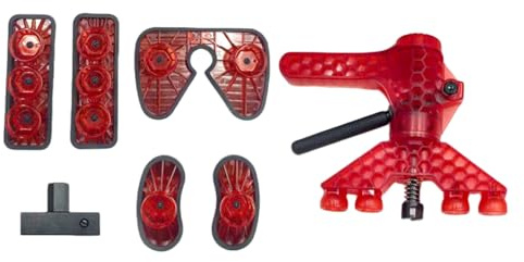 KMGDM Extractor de abolladuras ergonómico con ventosas, removedor de abolladuras de coche para varios tamaños, fácil de operar