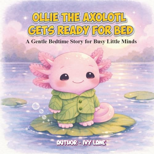 Ollie the Axolotl Gets Ready for Bed: A Gentle Bedtime Story for Busy Little Minds | Perfect for toddlers ages 2–4 | Gentle bedtime routine and calming rhythm