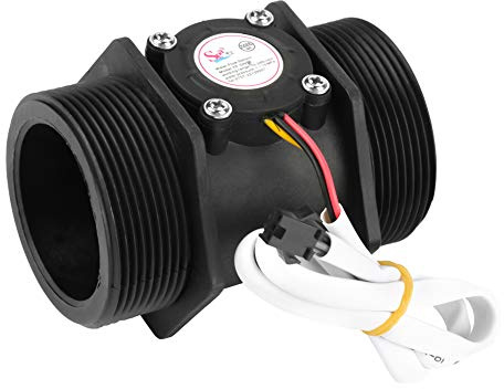 Caudalímetro de turbina DN50 G2 pulgadas para calentadores de agua y sistemas de tratamiento de agua, medidor de líquido con interruptor de sensor Hall para control de caudal con